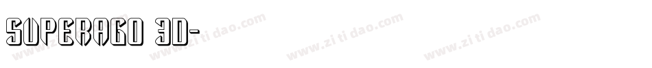 Superago 3D字体转换
